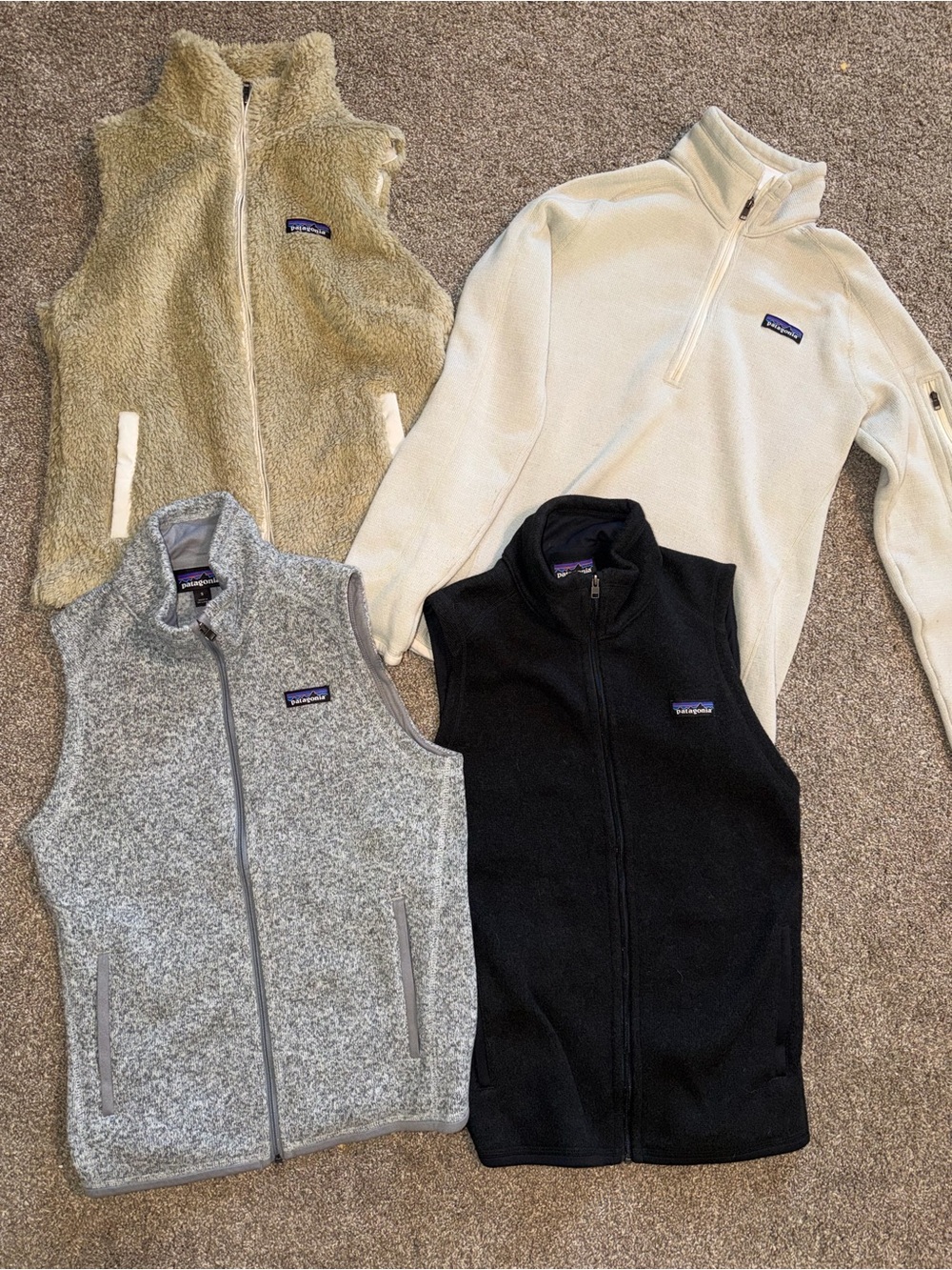 Women’s Patagonia Vest & quarter zip